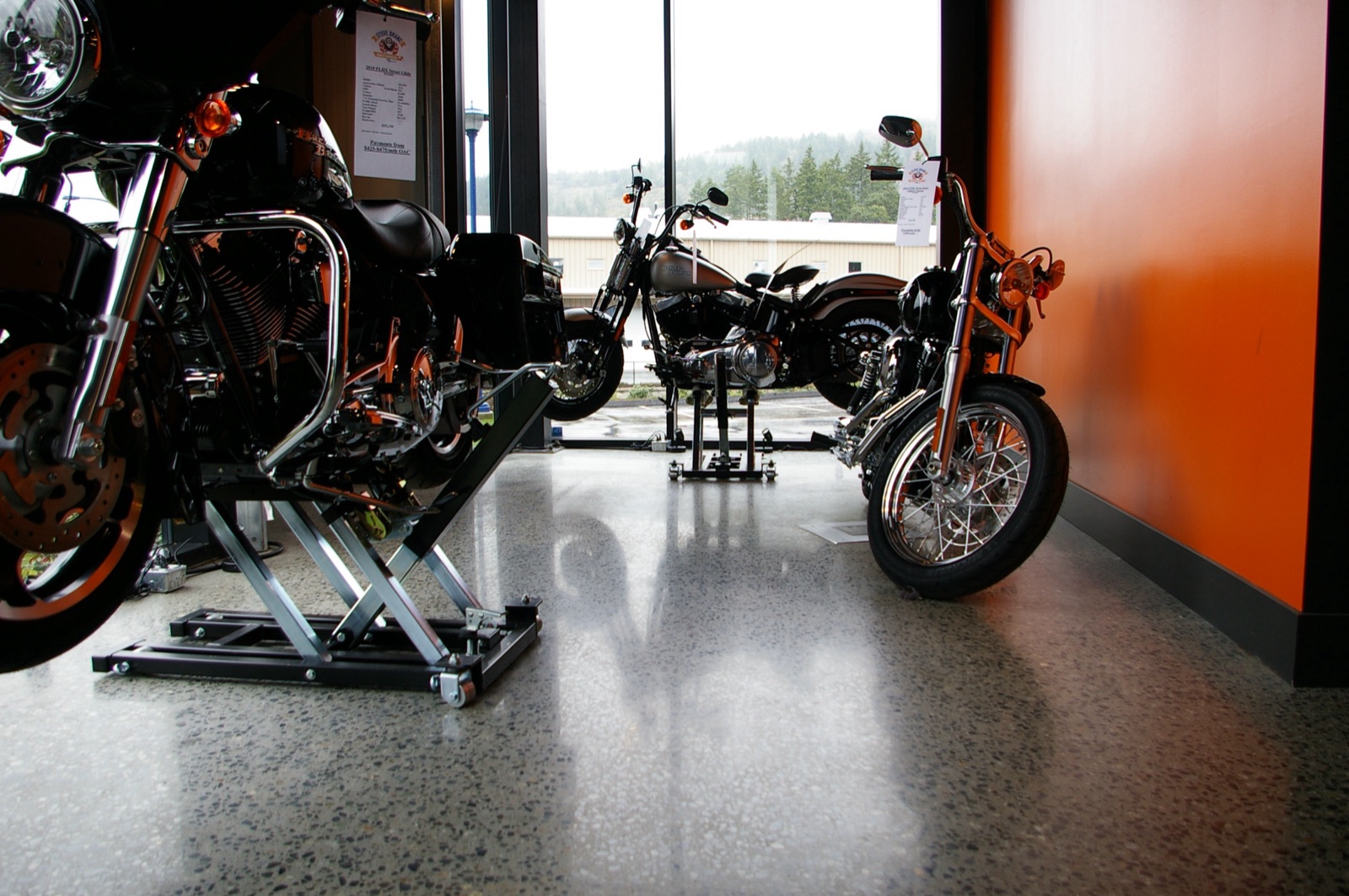 Selected commercial showroom floor extracted from Pentax raw file.