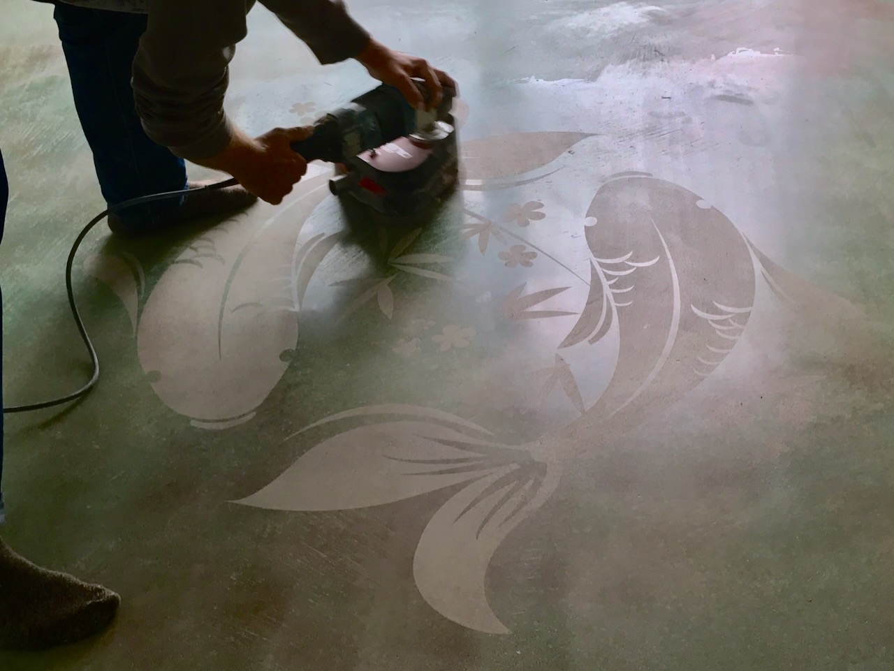 coi fish etched
