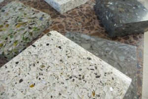 recycled glass in concrete