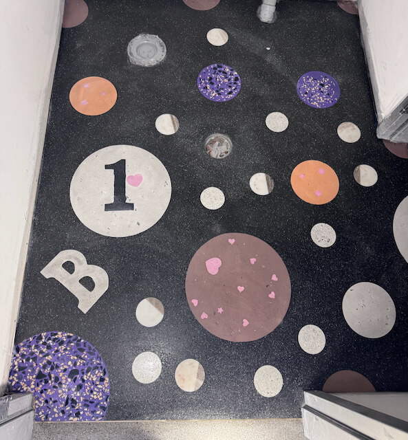 crazy terrazzo patterns