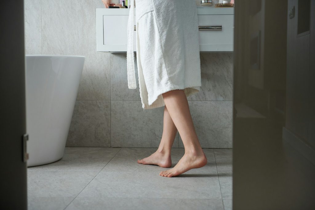 How to Remove Soap Scum from Polished Concrete Shower Floors