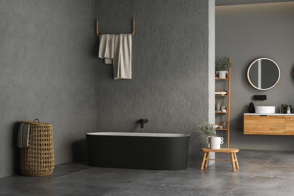 Easy Upkeep With Polished Concrete Bathroom Floors