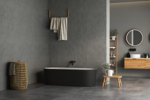 Polished Concrete Bathroom Floors