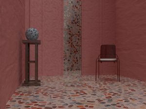 mosaic terrazzo floor
